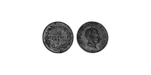 1/2 Крейцер Великое герцогство Баден (1806-1918) Медь Людвиг I (великий герцог Бадена)(1763 - 1830)