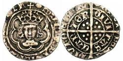 1/2 Крона(английская) Королевство Англия (927-1649,1660-1707) Серебро Генрих VII (1457 - 1509)