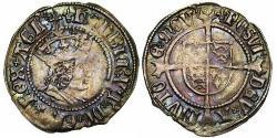 1/2 Крона(английская) Королевство Англия (927-1649,1660-1707) Серебро Генрих VII (1457 - 1509)
