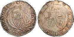 1/2 Крона(английская) Королевство Англия (927-1649,1660-1707) Серебро 