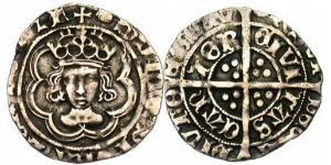 1/2 Крона(английская) Королевство Англия (927-1649,1660-1707) Серебро Генрих VII (1457 - 1509)