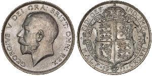 1/2 Крона(английская) Соединённое королевство Великобритании и Ирландии (1801-1922) Серебро Георг V (1865-1936)