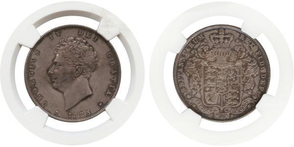 1/2 Крона(английская) Соединённое королевство Великобритании и Ирландии (1801-1922) Серебро Георг IV (1762-1830)