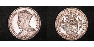 1/2 Крона(английская) Южная Родезия (1923-1980) Серебро Георг V (1865-1936)