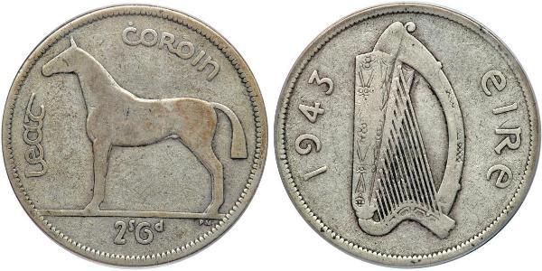 1/2 Крона(англійська) Ірландія (1922 - )  