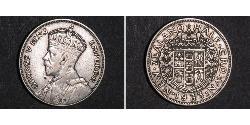 1/2 Крона(англійська) Нова Зеландія Срібло Георг V (1865-1936)