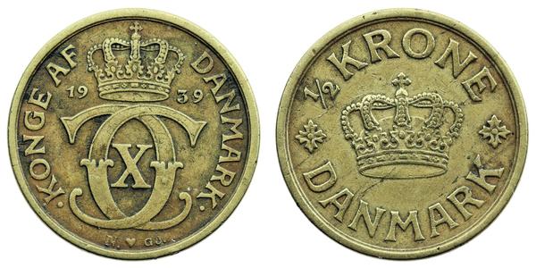 1/2 Крона Данія  