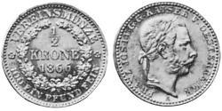 1/2 Крона Австрійська імперія (1804-1867) Золото 