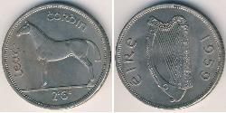 1/2 Крона Ирландия (1922 - ) Никель/Медь 
