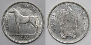 1/2 Крона Ирландия (1922 - ) Серебро 