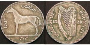 1/2 Крона Ирландия (1922 - ) Серебро 
