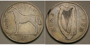 1/2 Крона Ірландія (1922 - ) Срібло 