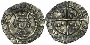 1/2 Пенни Королевство Англия (927-1649,1660-1707) Серебро Генрих VI (1421-1471)