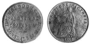 1/2 Пені Австралія (1788 - 1939) Мідь 