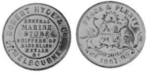 1/2 Пені Австралія (1788 - 1939) Мідь 