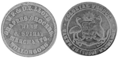 1/2 Пені Австралія (1788 - 1939) Мідь 