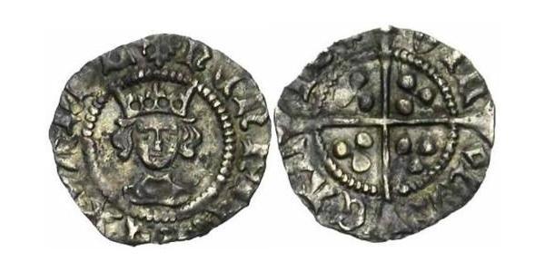 1/2 Пені Королівство Англія (927-1649,1660-1707) Срібло Генріх VI (1421-1471)