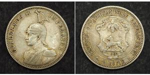 1/2 Рупія Німецька Східна Африка (1885-1919) Срібло 