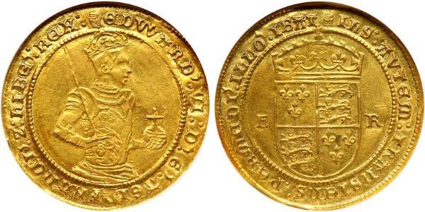 1/2 Соверен Королевство Англия (927-1649,1660-1707) Золото Эдуард VI  (1537-1553)