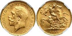 1/2 Соверен Сполучене королівство Великобританії та Ірландії (1801-1922) Золото Георг V (1865-1936)