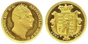 1/2 Соверен Сполучене королівство Великобританії та Ірландії (1801-1922) Золото Вільгельм IV (1765-1837)