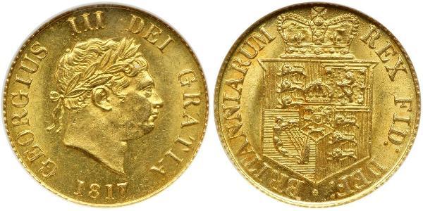 1/2 Соверен Сполучене королівство Великобританії та Ірландії (1801-1922) Золото Георг III (1738-1820)