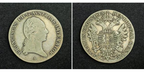1/2 Талер Австрийская империя (1804-1867) Серебро Francis II, Holy Roman Emperor (1768 - 1835)