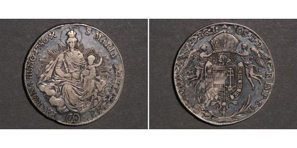 1/2 Талер Королевство Венгрия (1000-1918) Серебро Joseph II, Holy Roman Emperor  (1741 - 1790)