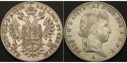 1/2 Талер Австрійська імперія (1804-1867) Срібло Ferdinand I of Austria (1793 - 1875)