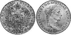 1/2 Талер Австрійська імперія (1804-1867) Срібло 