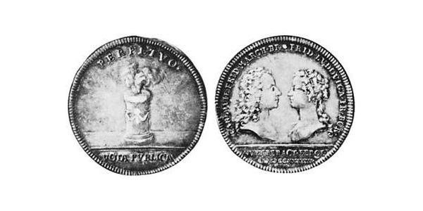 1/2 Талер Ансбах (1398–1792) Срібло Charles William Frederick, Margrave of Brandenburg-Ansbach (1712 – 1757)