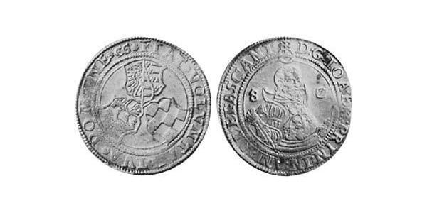 1/2 Талер Анхальт (1212 - 1806) Срібло Joachim Ernest, Prince of Anhalt (1536 – 1586)