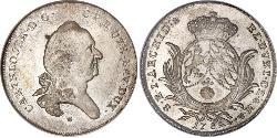 1/2 Талер Баварія (курфюрство) (1623 - 1806) Срібло Charles Theodore, Elector of Bavaria (1724 - 1799)