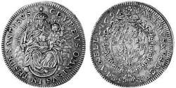 1/2 Талер Баварія (курфюрство) (1623 - 1806) Срібло 