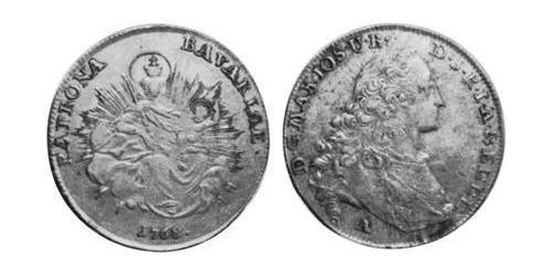 1/2 Талер Баварія (курфюрство) (1623 - 1806) Срібло Maximilian III Joseph, Elector of Bavaria (1727 – 1777)