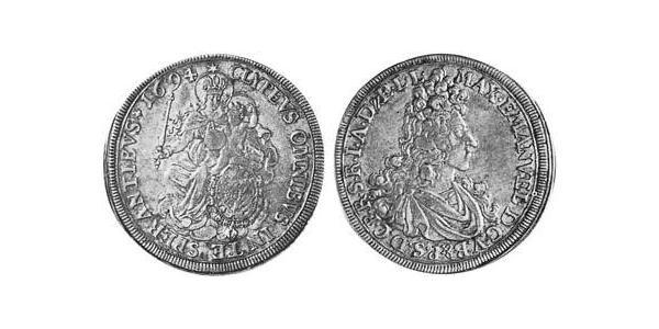 1/2 Талер Баварія (курфюрство) (1623 - 1806) Срібло 