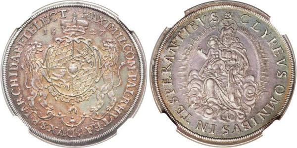 1/2 Талер Баварія (курфюрство) (1623 - 1806) Срібло 
