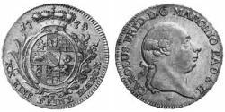 1/2 Талер Баден-Дурлах (1535 - 1771) Срібло 