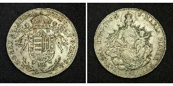 1/2 Талер Королiвство Угорщина (1000-1918) Срібло Joseph II, Holy Roman Emperor  (1741 - 1790)