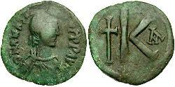 1/2 Фоллис Византийская империя (330-1453) Бронза Анастасий I (430-518)
