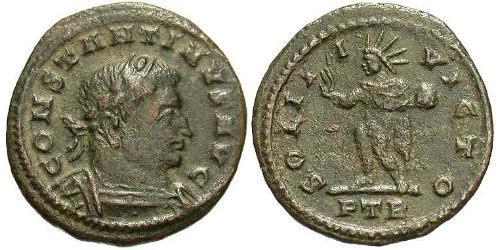 1/2 Фоллис Римская империя (27BC-395) Бронза Константин I (272 - 337)