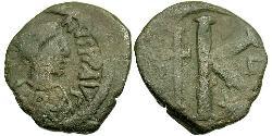 1/2 Фолліс Візантійська імперія (330-1453) Бронза Юстин I (450-527)