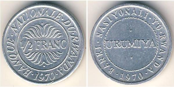 1/2 Франк Руанда Алюміній 