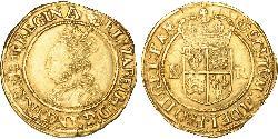 1/2 Фунт Королевство Англия (927-1649,1660-1707) Золото Елизавета I (1533-1603)