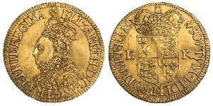 1/2 Фунт Королевство Англия (927-1649,1660-1707) Золото Елизавета I (1533-1603)