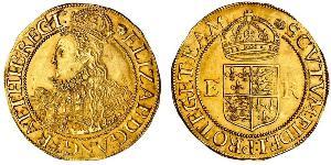 1/2 Фунт Королевство Англия (927-1649,1660-1707) Золото Елизавета I (1533-1603)
