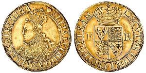 1/2 Фунт Королевство Англия (927-1649,1660-1707) Золото Елизавета I (1533-1603)