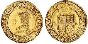 1/2 Фунт Королевство Англия (927-1649,1660-1707) Золото Елизавета I (1533-1603)