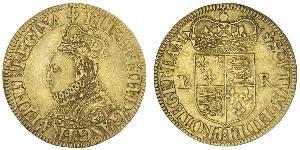 1/2 Фунт Королевство Англия (927-1649,1660-1707) Золото Елизавета I (1533-1603)