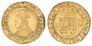 1/2 Фунт Королевство Англия (927-1649,1660-1707) Золото Елизавета I (1533-1603)